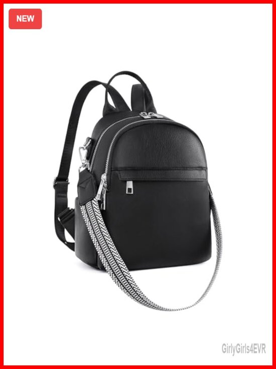Mini Convertible Leather Backpack Purse Travel Shoulder Bag